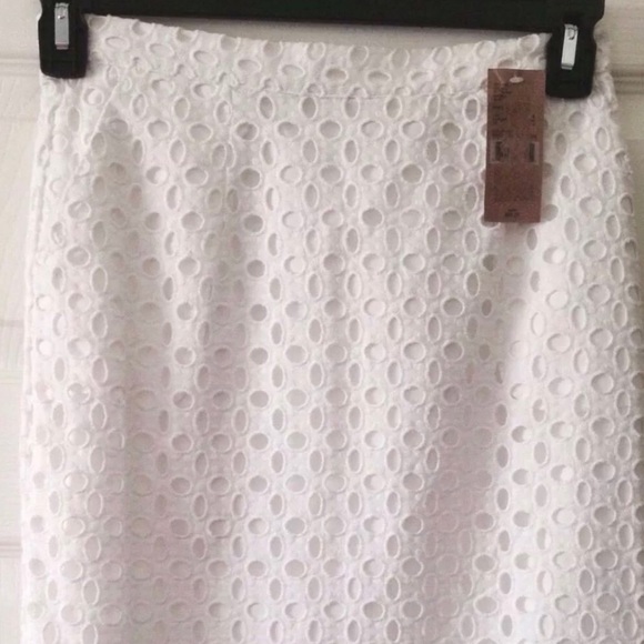 New CREMIUEX WHITE PENCIL SKIRT - Picture 2 of 2